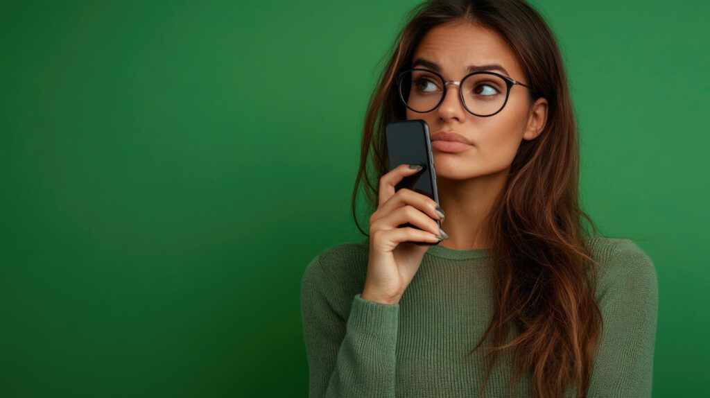 Pessoa pensando em como identificar falsas ofertas de crédito no WhatsApp durante o fim de ano