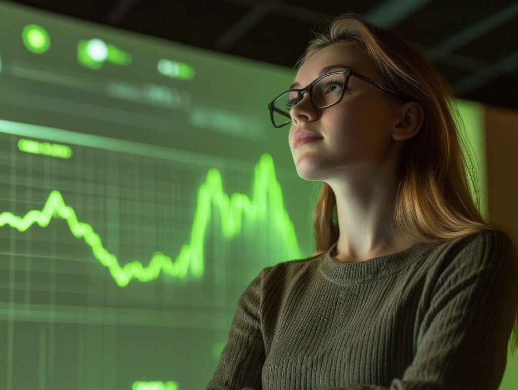 Pessoa pensando em como fazer um “raio-x financeiro” antes do Natal para evitar surpresas em janeiro